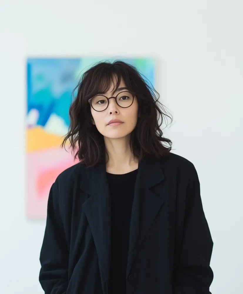Portrait in its original indoor setting