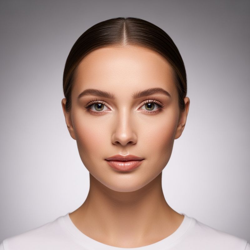 Portrait before trying an AI hairstyle