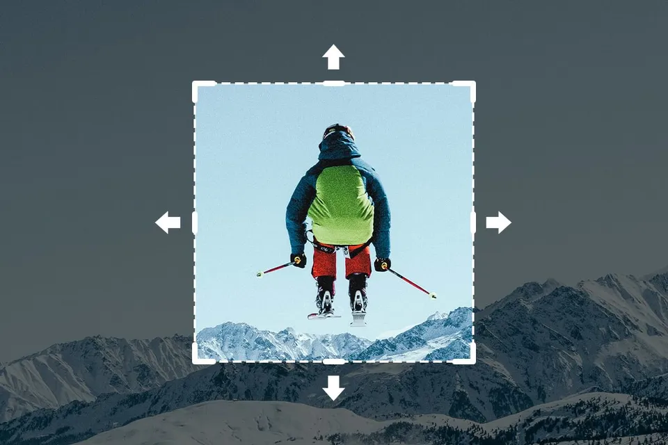 Photo expanded beyond its original frame with AI outpainting