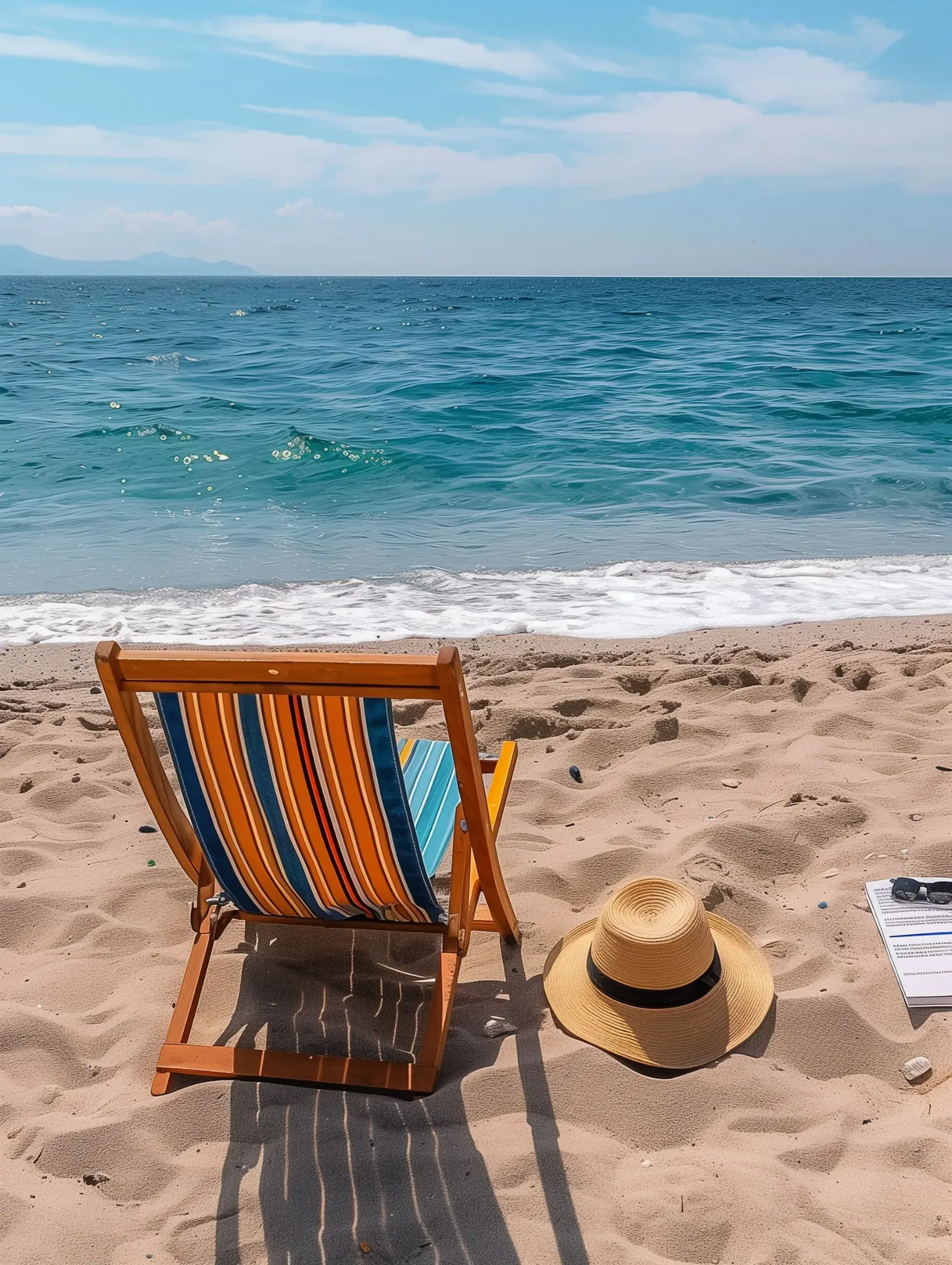 Beach scene for responsible photo enhancement