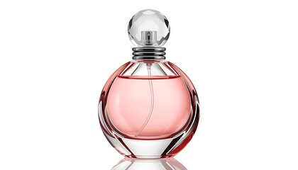 Perfume bottle photographed against a white background