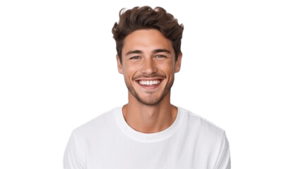 Portrait cutout with a transparent background